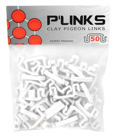 (801GUN) P'LINKS™ Clay Pigeon Links - Big Bag (50)